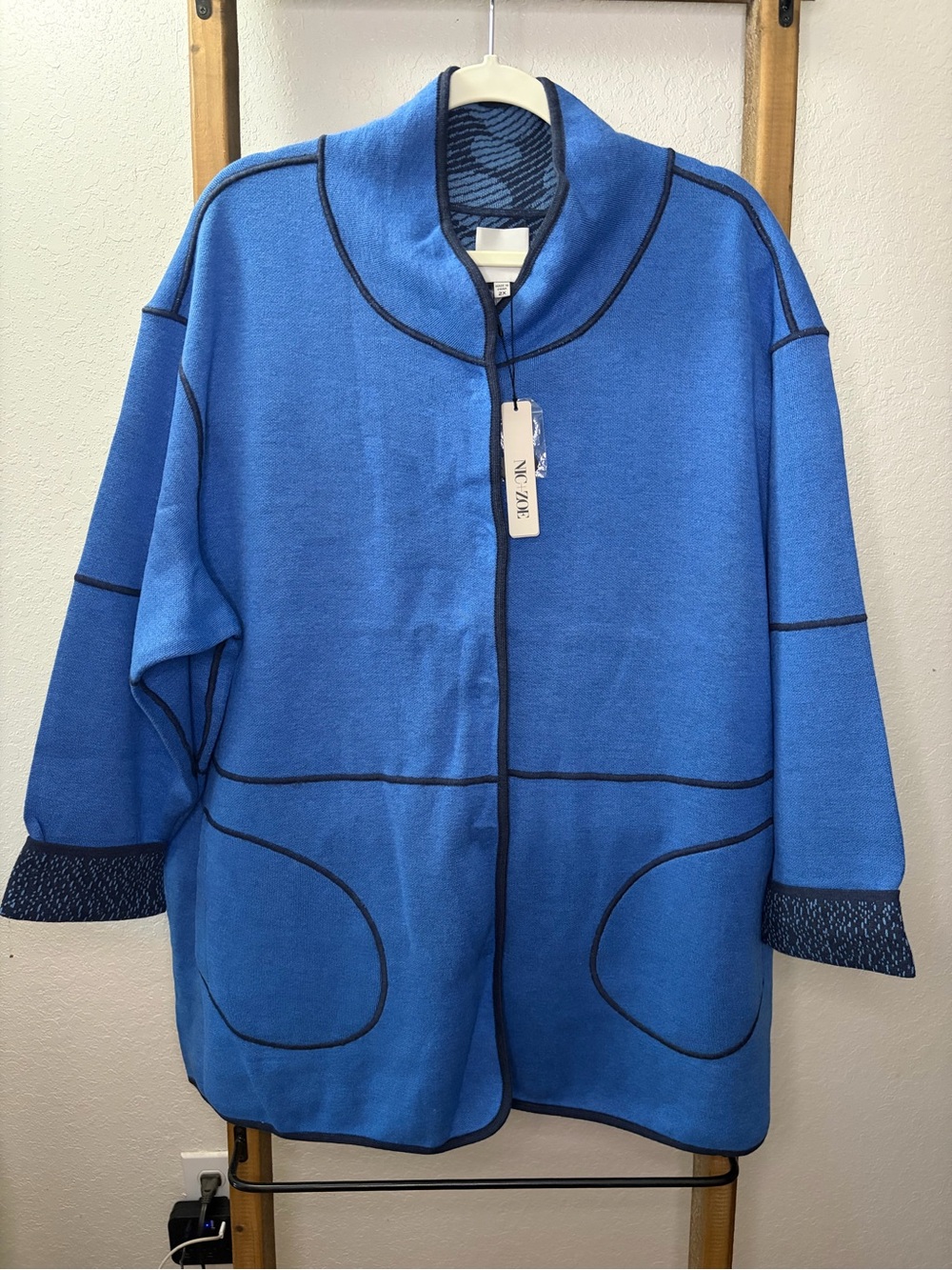 Plus Size Reversible Jacket - Picture 3 of 13